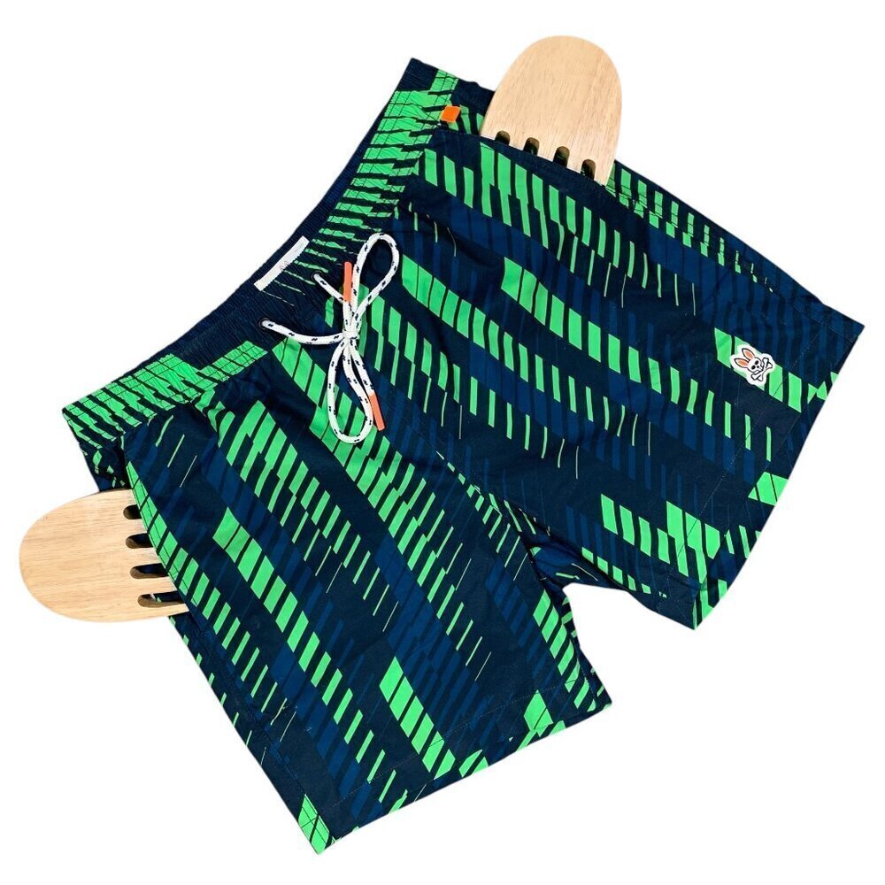 Psycho Bunny‎ Men's Swim Trunks/Bottoms/Board Shorts Sz S #333H